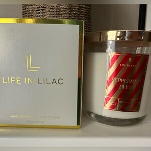 Brand new in box, Life in Lilac candle - Peppermint Bliss